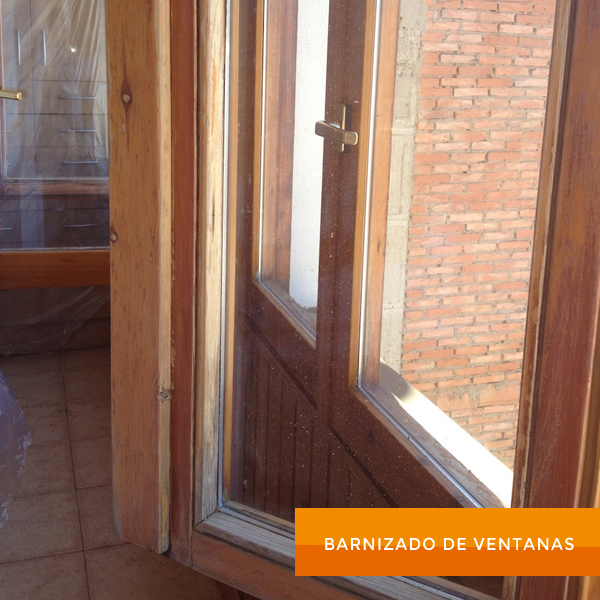 Barnizado de ventanas